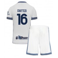 Camisa de time de futebol Inter Milan Davide Frattesi #16 Replicas 2º Equipamento Infantil 2024-25 Manga Curta (+ Calças curtas)